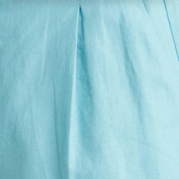 Nordstrom Open Edit Linen Blend Bermuda Shorts in Teal Shore ~M - Picture 6 of 6